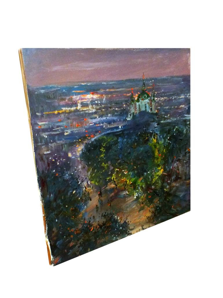Original Expressionism Landscape Painting by Artem Brazhnik