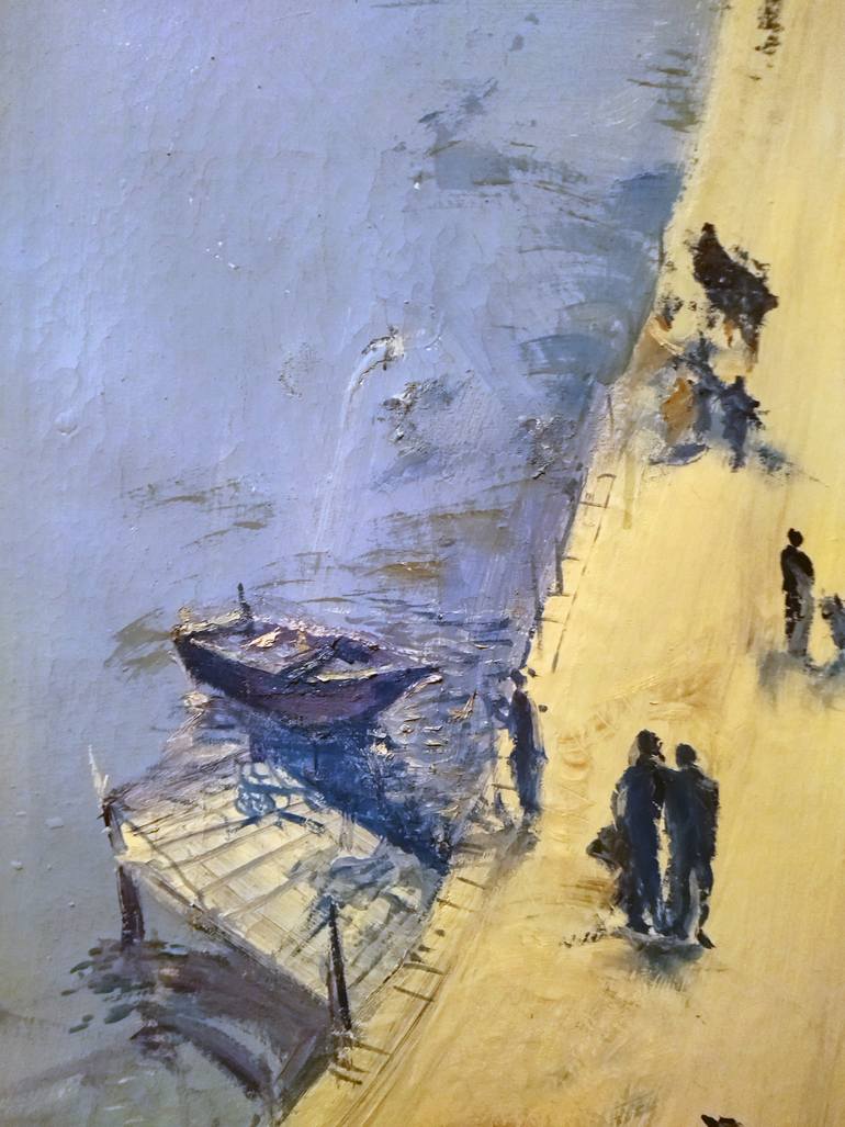 Original Expressionism Seascape Painting by Artem Brazhnik