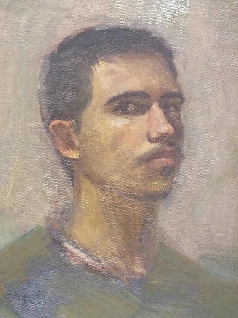 Original Impressionism People Painting by Artem Brazhnik