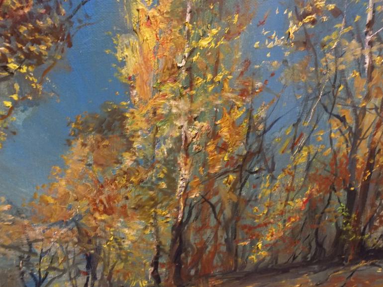 Original Expressionism Landscape Painting by Artem Brazhnik