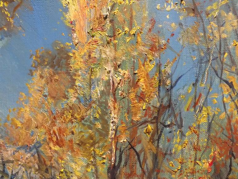 Original Expressionism Landscape Painting by Artem Brazhnik