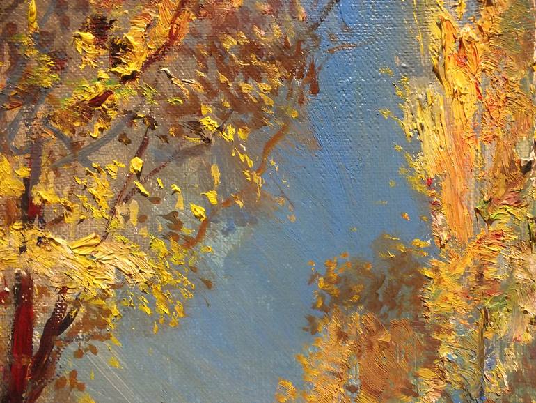 Original Expressionism Landscape Painting by Artem Brazhnik