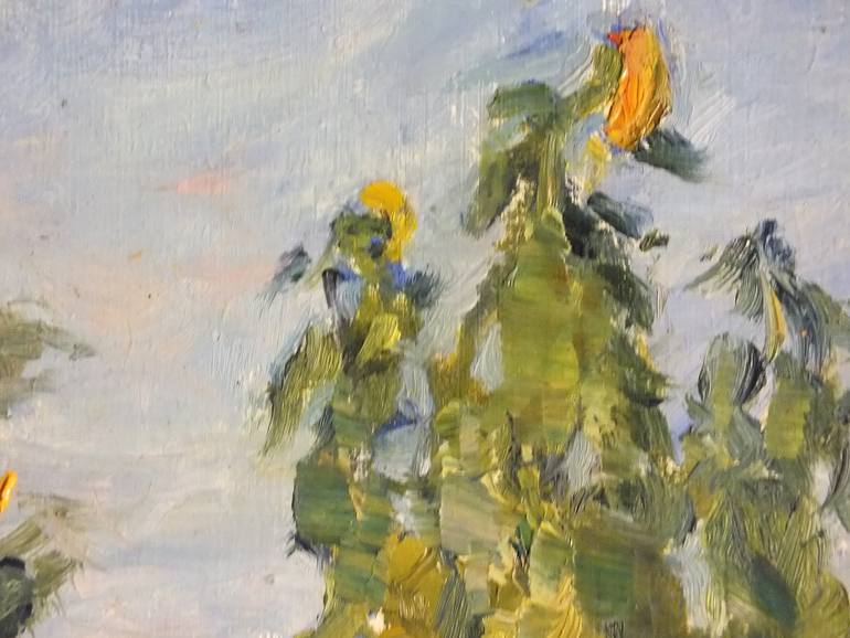Original Expressionism Landscape Painting by Artem Brazhnik