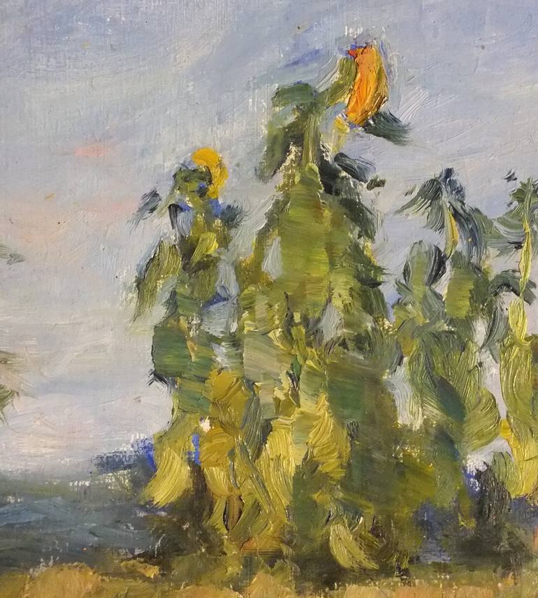 Original Expressionism Landscape Painting by Artem Brazhnik