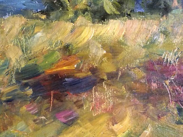 Original Expressionism Landscape Painting by Artem Brazhnik