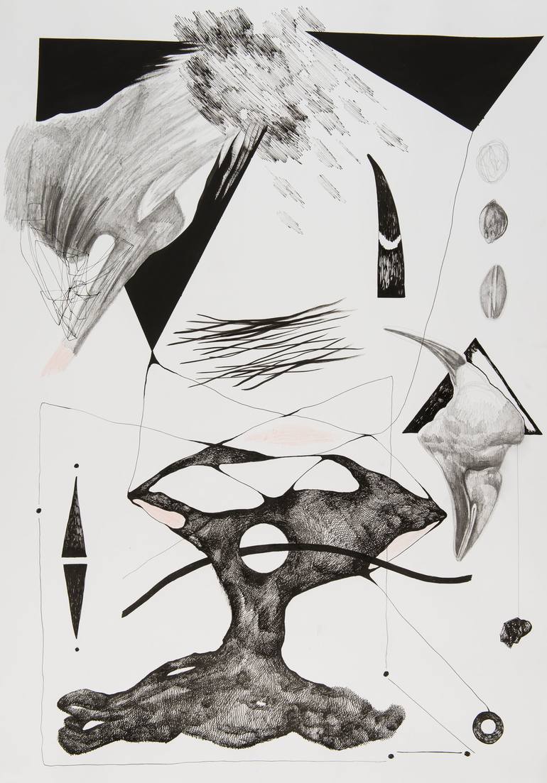 from Teleplastika series of drawings Drawing by Danica Tesic | Saatchi Art