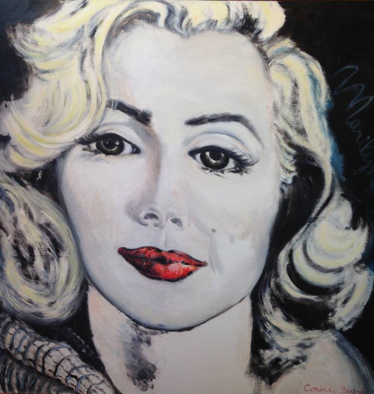 Original Pop Art Pop Culture/Celebrity Painting by Corine Barton