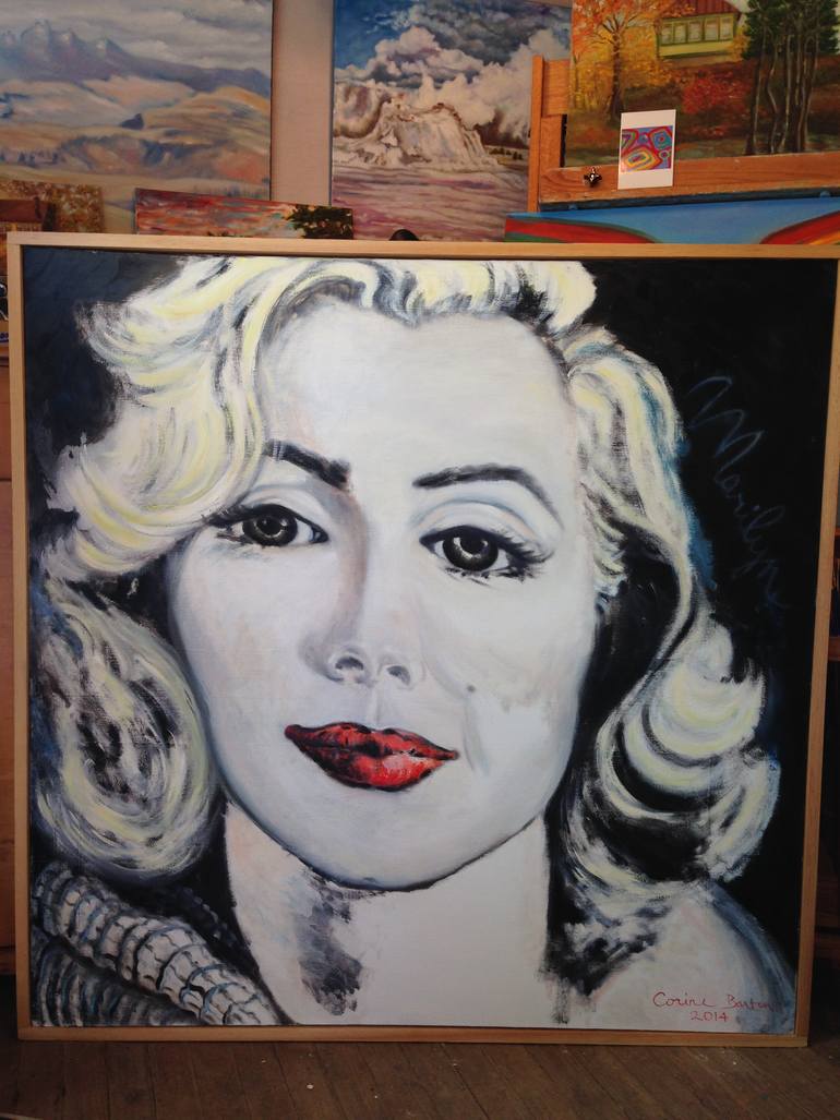 Original Pop Art Pop Culture/Celebrity Painting by Corine Barton