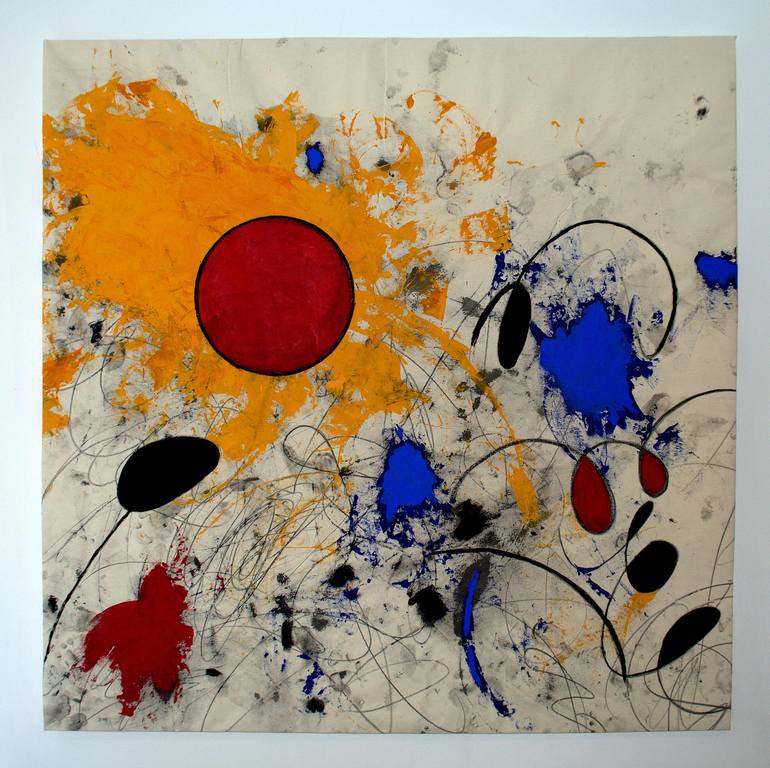 Original Abstract Painting by Pava Wülfert