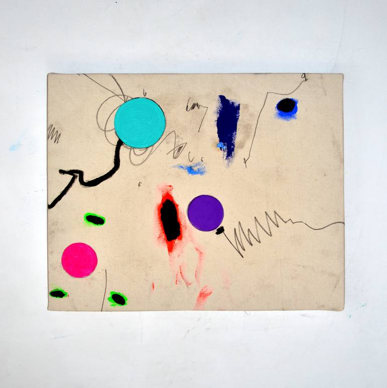 Original Abstract Painting by Pava Wülfert