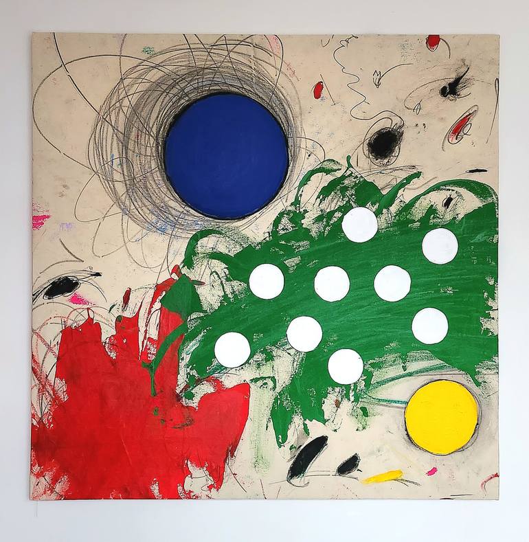 Original Abstract Expressionism Abstract Painting by Pava Wülfert