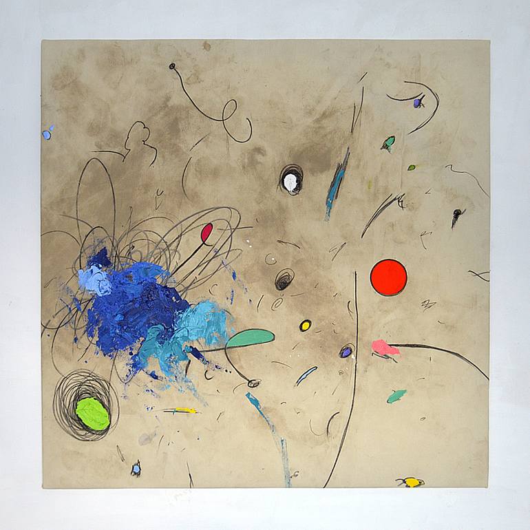 Original Abstract Painting by Pava Wülfert