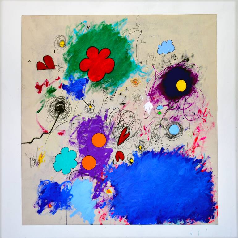 Original Abstract Painting by Pava Wülfert