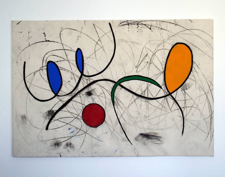 Original Abstract Painting by Pava Wülfert