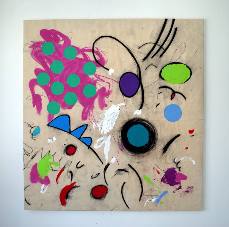 Original Abstract Painting by Pava Wülfert