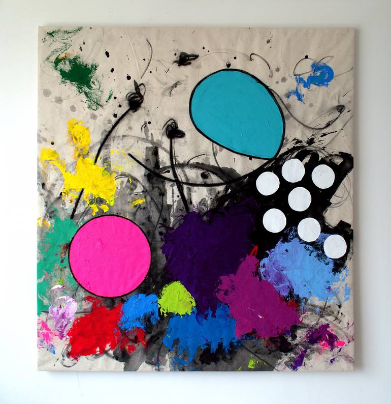 Original Abstract Painting by Pava Wülfert