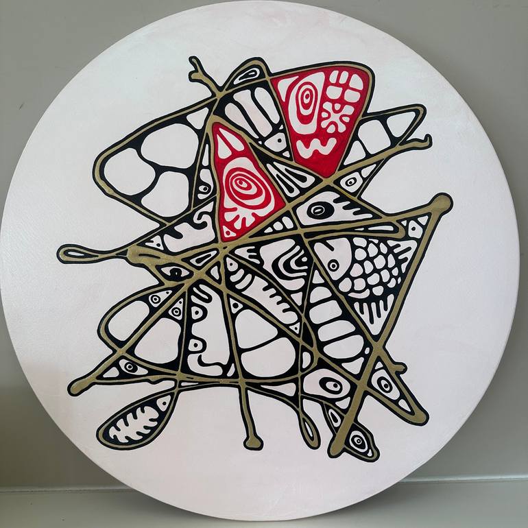 Original Abstract Painting by Amogh Katyayan | Abstract Art on Canvas | It's not just Black and Pink - Act 1