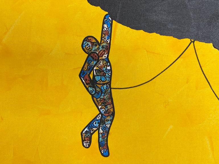 Original Abstract Expressionism Abstract Painting by Amogh Katyayan