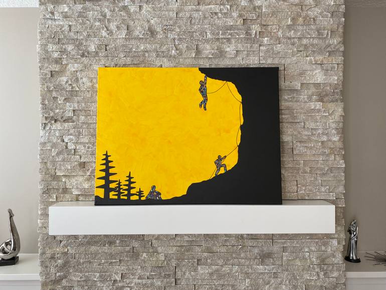 Original Abstract Expressionism Abstract Painting by Amogh Katyayan