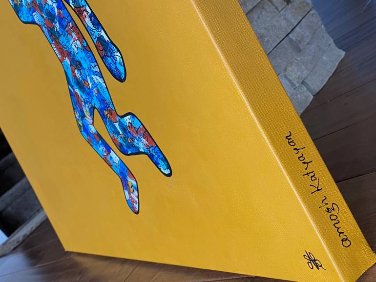 Original Abstract Expressionism Abstract Painting by Amogh Katyayan