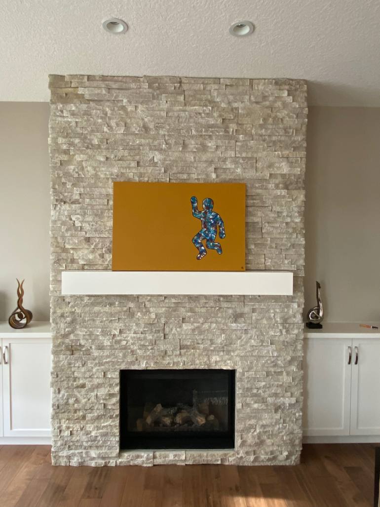 Original Abstract Expressionism Abstract Painting by Amogh Katyayan