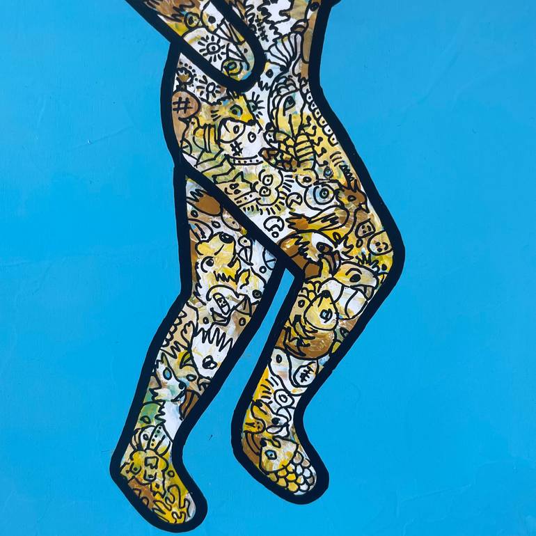 Original Abstract Expressionism Abstract Painting by Amogh Katyayan