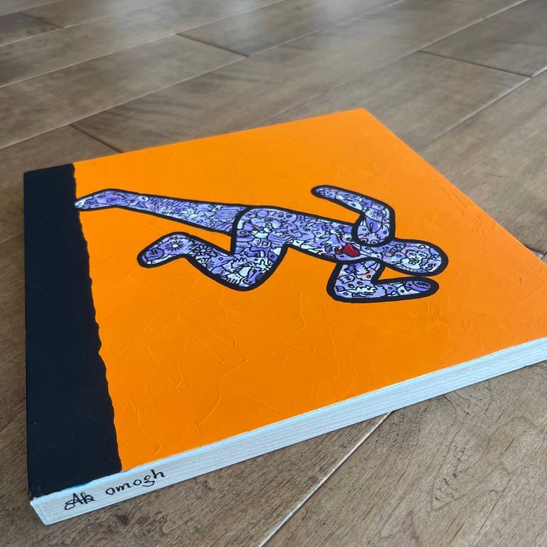 Original Abstract Expressionism Abstract Painting by Amogh Katyayan