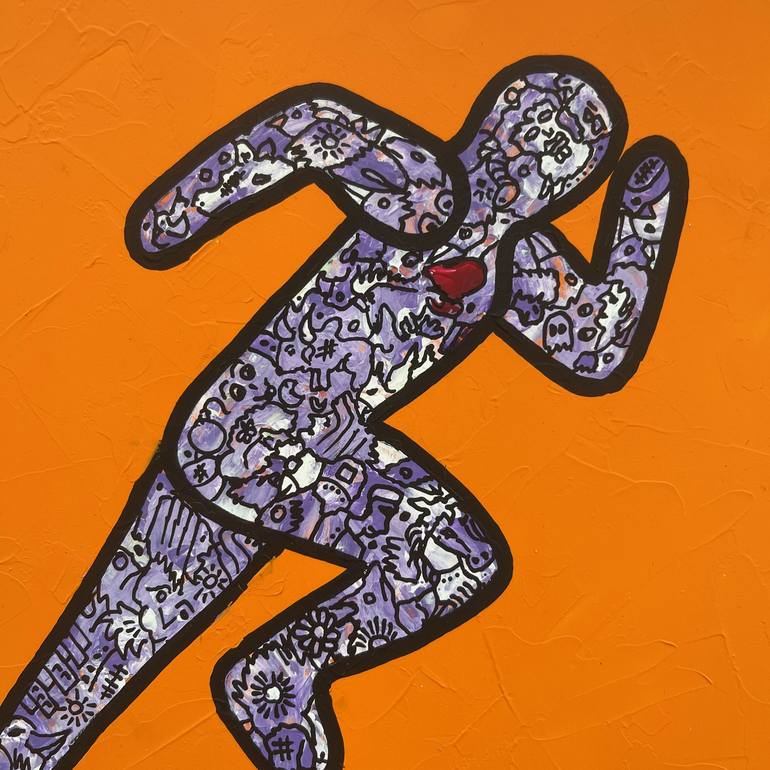 Original Abstract Expressionism Abstract Painting by Amogh Katyayan