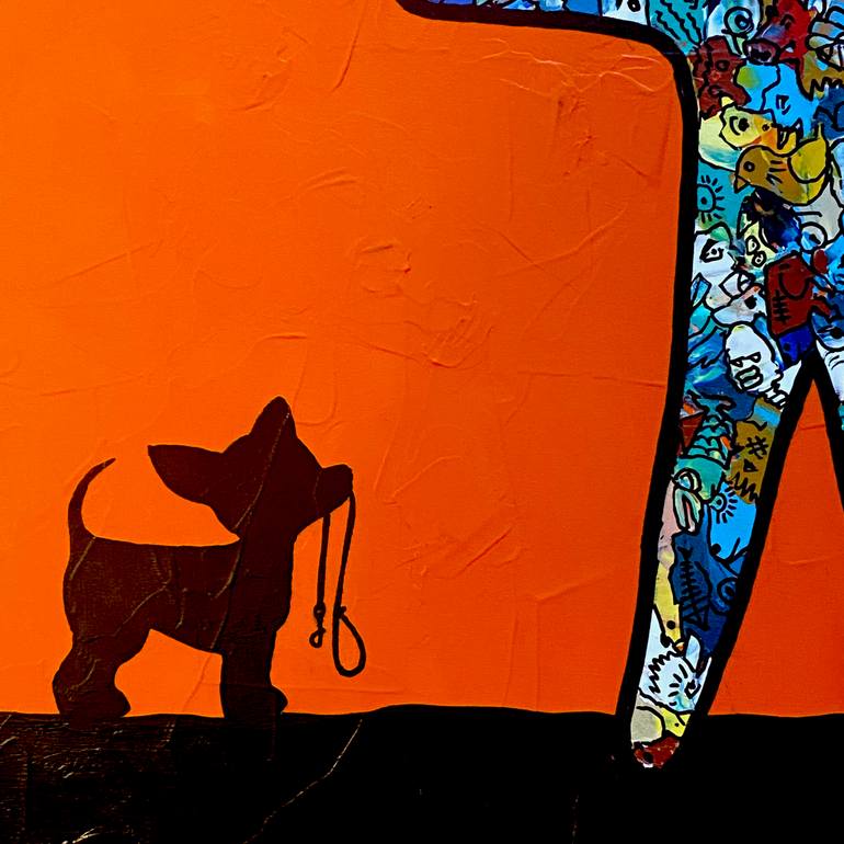 Original Abstract Expressionism Abstract Painting by Amogh Katyayan