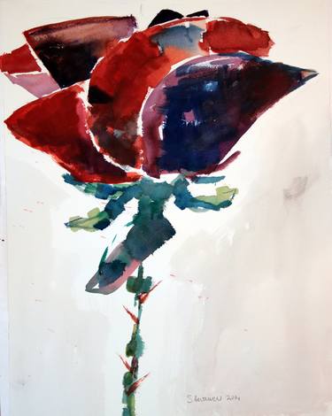 Print of Floral Paintings by Sami Halttunen