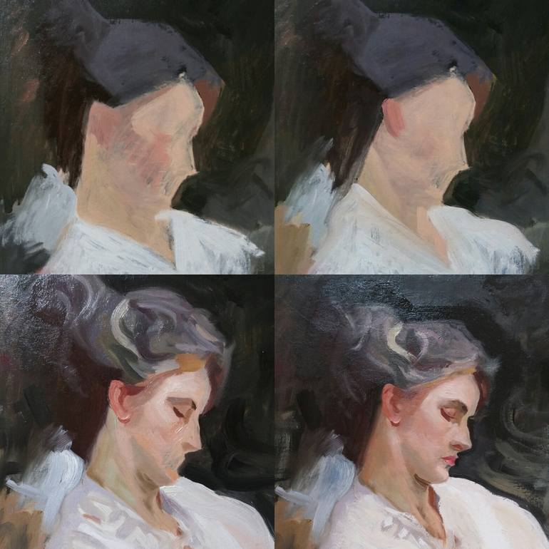 Original Figurative People Painting by Emanuele Fittipaldi