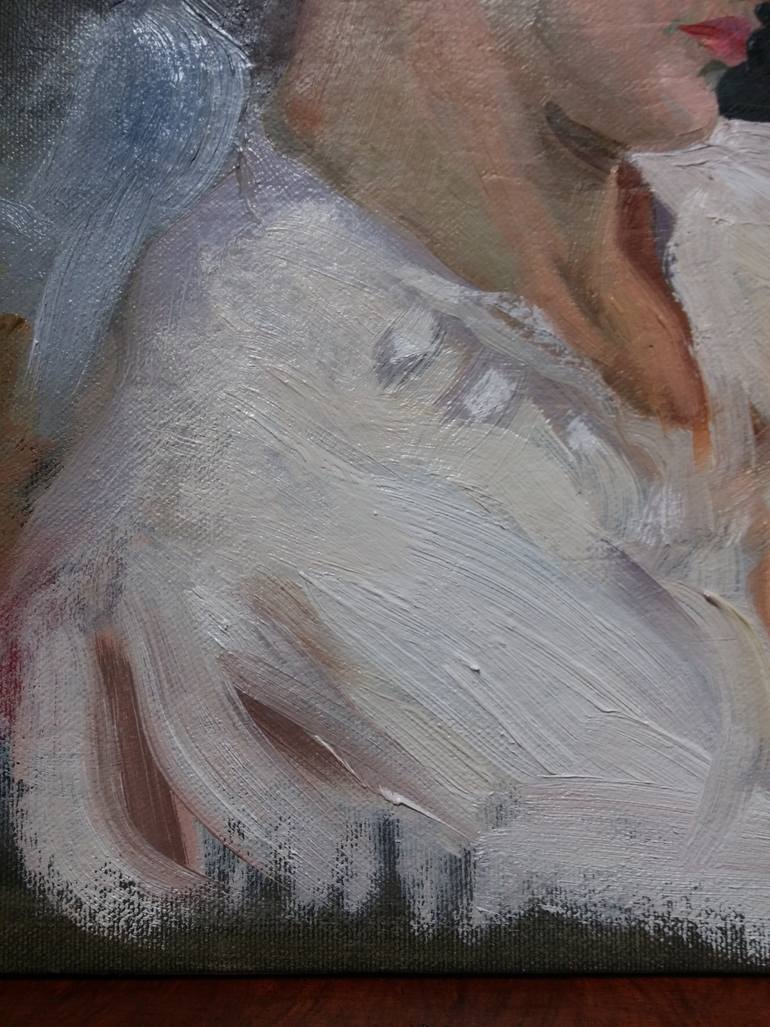 Original Figurative People Painting by Emanuele Fittipaldi