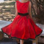 The woman in red by Emanuele Fittipaldi