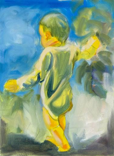 Original Abstract Expressionism Children Paintings by Ilana Visotsky