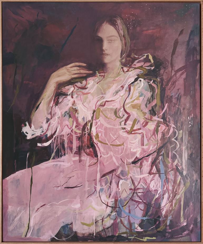 Original Abstract Women Paintings by Nina Hunter
