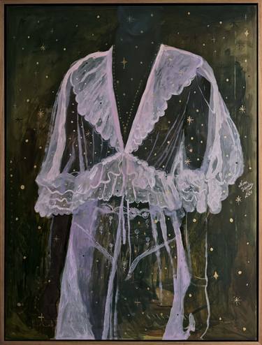 Original Abstract Fashion Painting by Nina Hunter