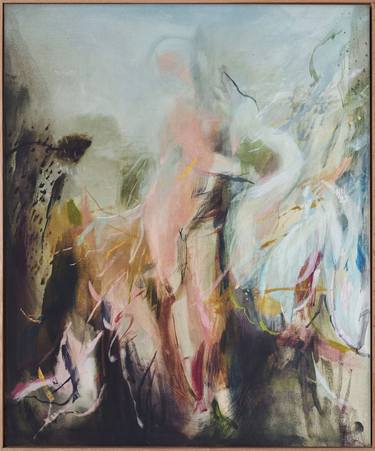 Original Abstract Expressionism Abstract Painting by Nina Hunter