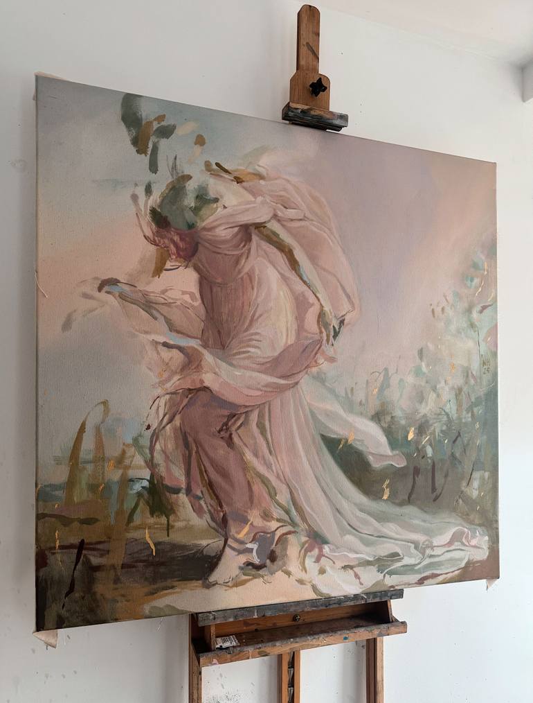 Original Figurative Fantasy Painting by Nina Hunter