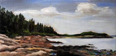Plein Air Oil Painting (Mount Desert Island, Maine) thumb