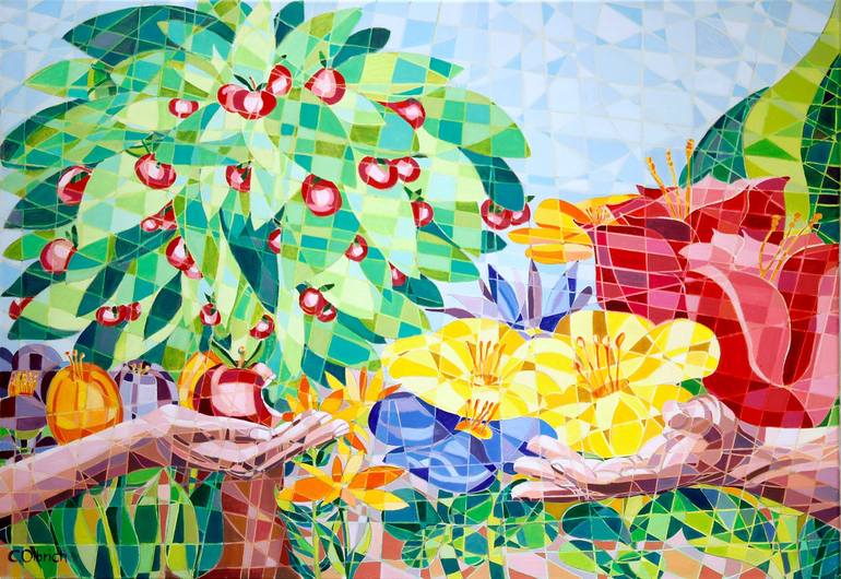 Original Contemporary Religion Paintings by Christine Olbrich