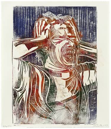 Original Figurative World Culture Printmaking by christine olbrich