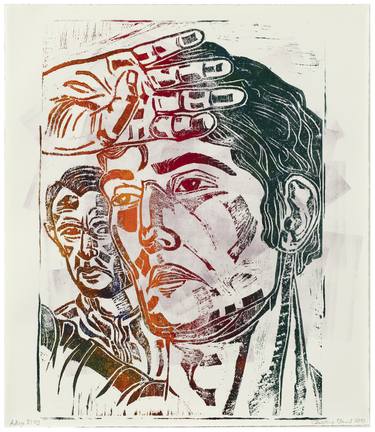 Original Figurative World Culture Printmaking by christine olbrich