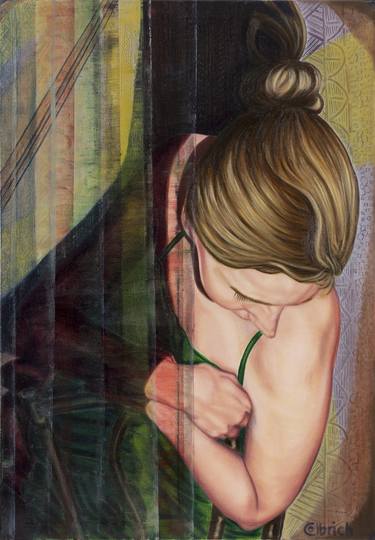 Original Figurative Portrait Paintings by christine olbrich