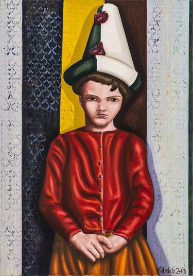 Original Figurative Children Paintings by christine olbrich