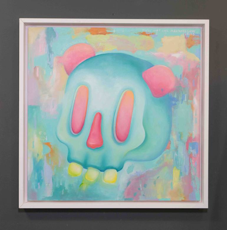 Original Abstract Pop Culture/Celebrity Painting by Mia Hawk