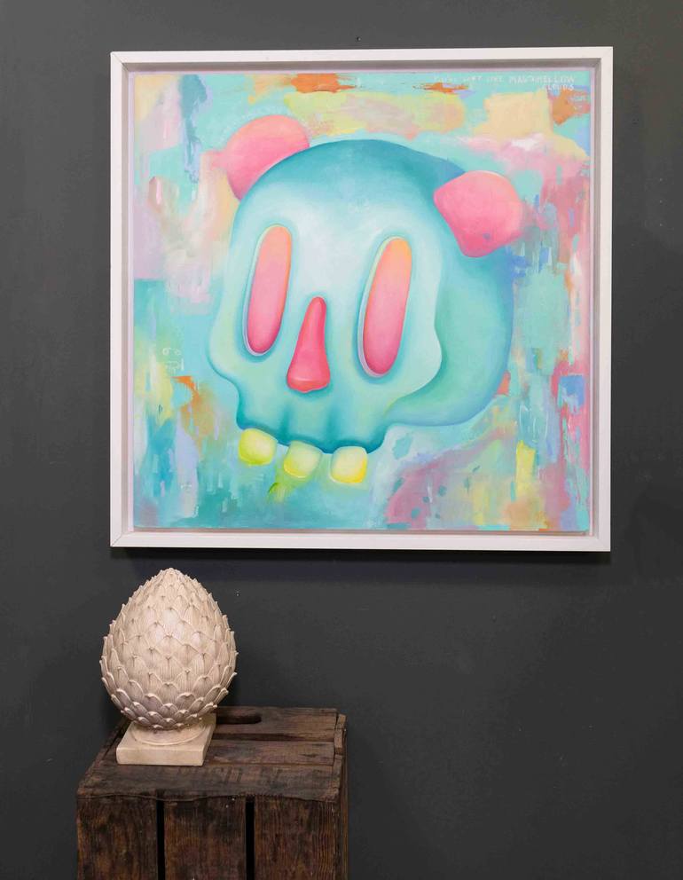 Original Abstract Pop Culture/Celebrity Painting by Mia Hawk