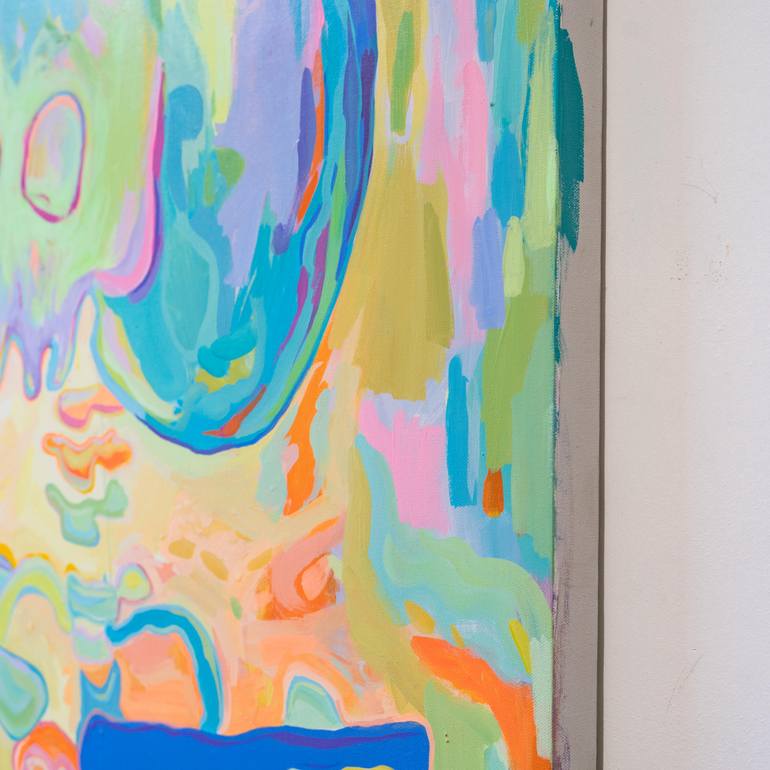 Original Expressionism Graffiti Painting by Mia Hawk
