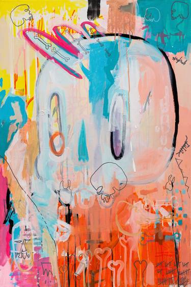Original Expressionism Abstract Paintings by Mia Hawk