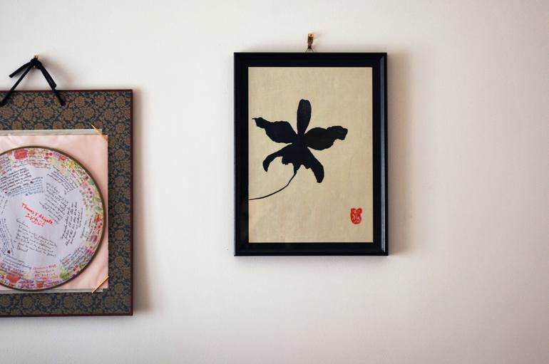 Original Conceptual Floral Printmaking by Elettra Gorni