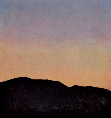 AWAJISHIMA LANDSCAPES #5: Sunset at Umihira no Sato - Monotype SOLD thumb